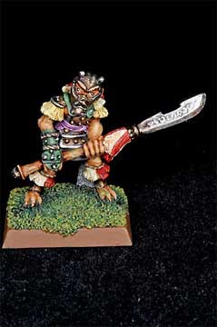 Warrior with Naginata