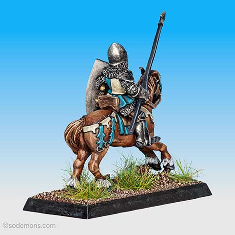 ADD10 Fighter in Platemail Mounted