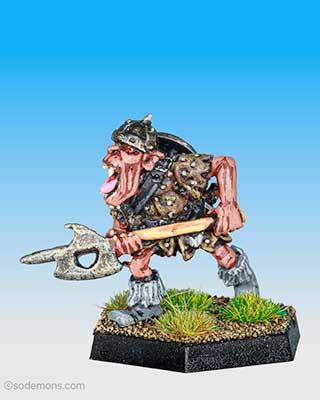 ADD53 Orc with Battle Axe B