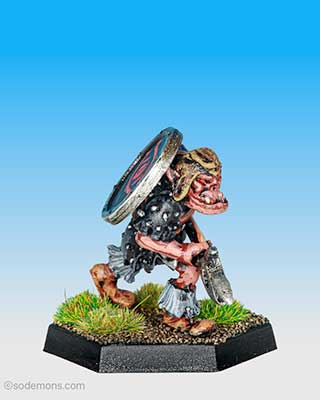 ADD53 Orc with Battle Axe E