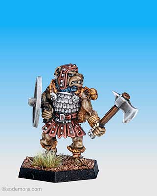 ADD55 Gnoll with Axe - A