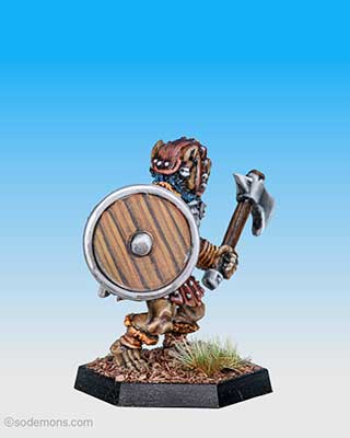 ADD55 Gnoll with Axe - A