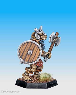 ADD55 Gnoll with Axe - B