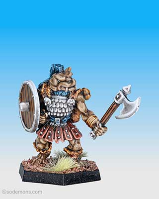 ADD55 Gnoll with Axe - C