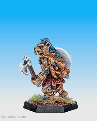 ADD55 Gnoll with Axe - C