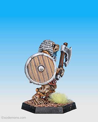 ADD55 Gnoll with Axe - D