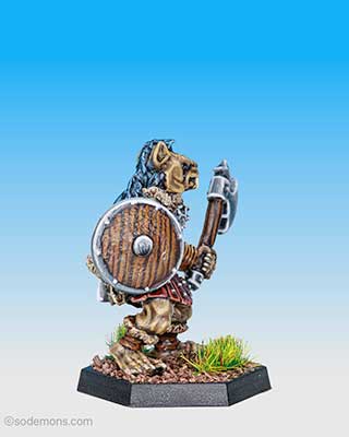 ADD55 Gnoll with Axe - C