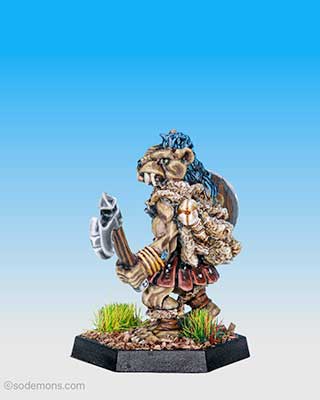 ADD55 Gnoll with Axe - C