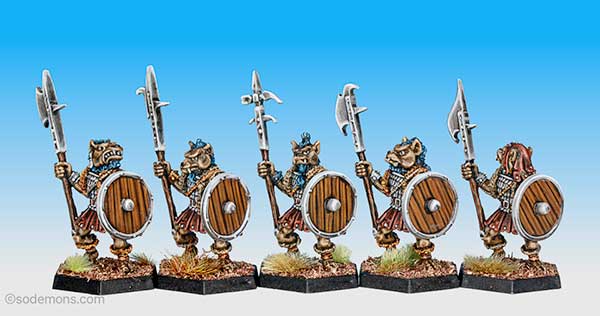 ADD55 Gnolls with Pole Arm