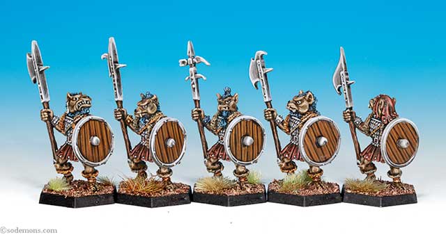 ADD55 Gnoll with Pole Arms