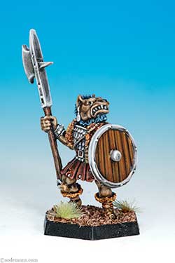 ADD55 Gnoll with Pole Arm A (Halberd)