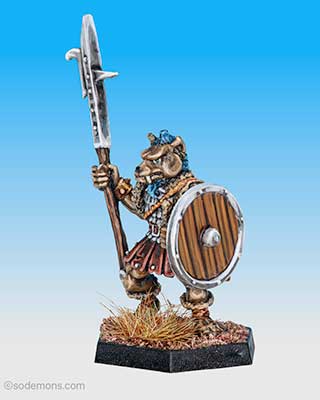 ADD55 Gnoll with Pole Arm B (Bill-Guisarme)