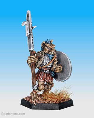 ADD55 Gnoll with Pole Arm B (Bill-Guisarme)