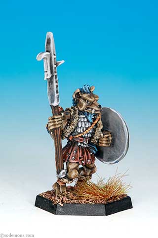 ADD55 Gnoll with Pole Arm B (Bill-Guisarme)