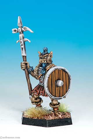 ADD55 Gnoll with Pole Arm C (Lucerne Hammer)