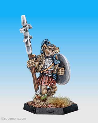 ADD55 Gnoll with Pole Arm C (Lucerne Hammer)