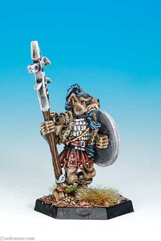 ADD55 Gnoll with Pole Arm C (Lucerne Hammer)