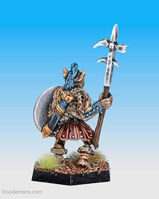 ADD55 Gnoll with Pole Arm C (Lucerne Hammer)