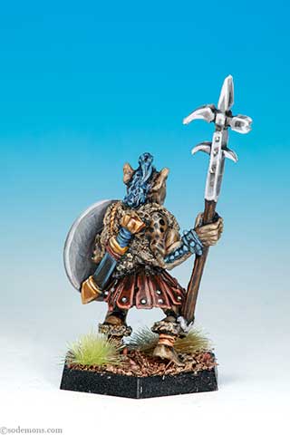 ADD55 Gnoll with Pole Arm C (Lucerne Hammer)