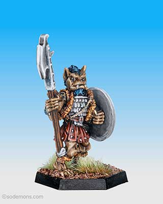 ADD55 Gnoll with Pole Arm D (Guisarme)