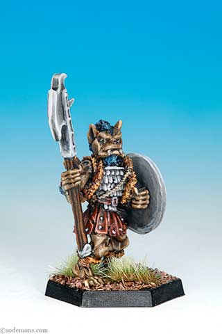 ADD55 Gnoll with Pole Arm D (Guisarme)