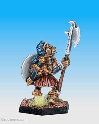 ADD55 Gnoll with Pole Arm D (Guisarme)