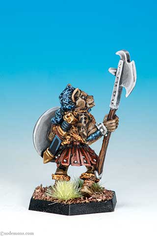 ADD55 Gnoll with Pole Arm D (Guisarme)