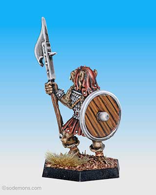 ADD55 Gnoll with Pole Arm E (Glaive Guisarme)