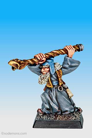 Wizard with Magic Staff