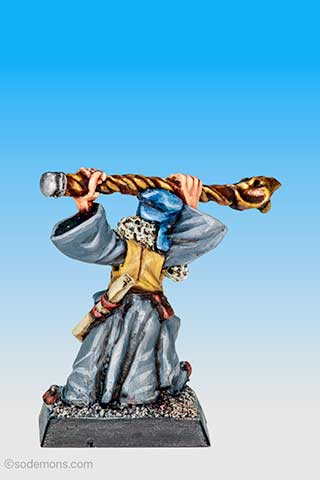Wizard with Magic Staff