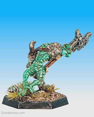 Troglodyte with Halberd