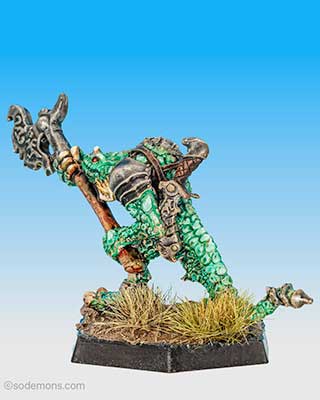 Troglodyte with Halberd