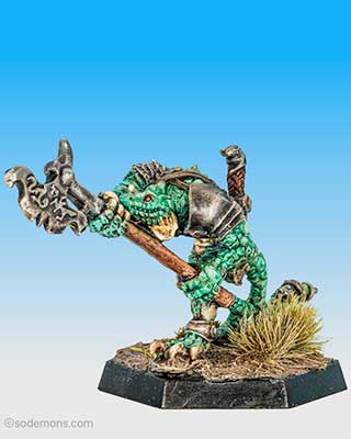 Troglodyte with Halberd