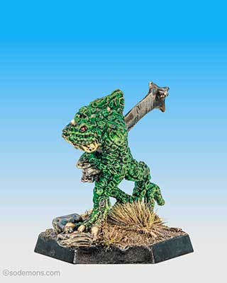  Troglodyte with Spiked-Sword