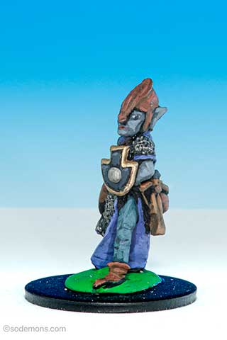 Dyreel Dwarf-Flayer, with sword