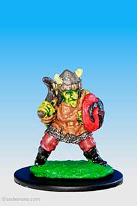 Bulbug Orcleaver with Warhammer