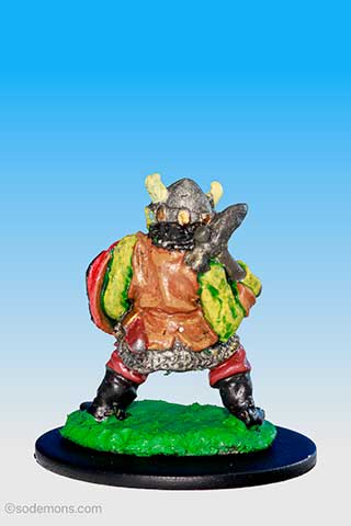 Bulbug Orcleaver with Warhammer