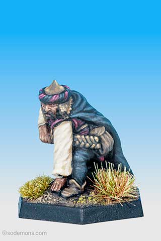 C01-C1-60 Eastern Fighter crouching 