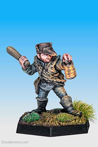 Thief with Club and Lantern