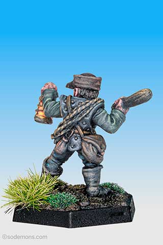 Thief with Club and Lantern