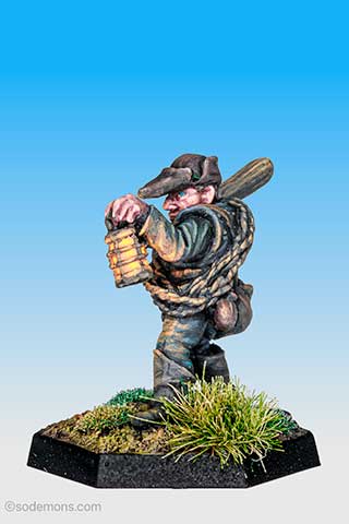 Thief with Club and Lantern