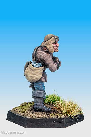 Thief with Padded Helmet and Dagger