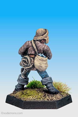 Thief with Padded Helmet and Dagger