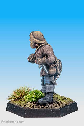 Thief with Padded Helmet and Dagger