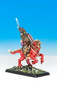 C13 Dark Elf General Mounted on Dragon Steed