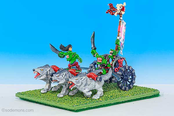 Goblin 3 Wolf Chariot