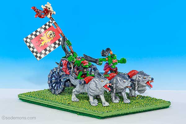 Goblin 3 Wolf Chariot