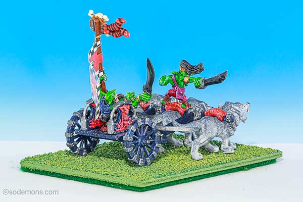 Goblin 3 Wolf Chariot