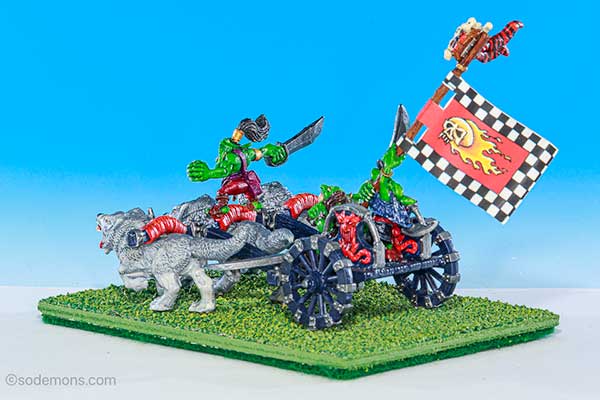 Goblin 3 Wolf Chariot