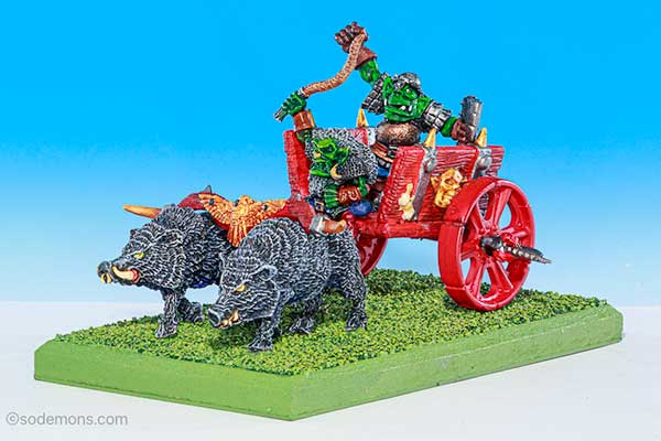 Marauder MB6 Orc Battle Chariot (with Boar and Crusha Wheels)